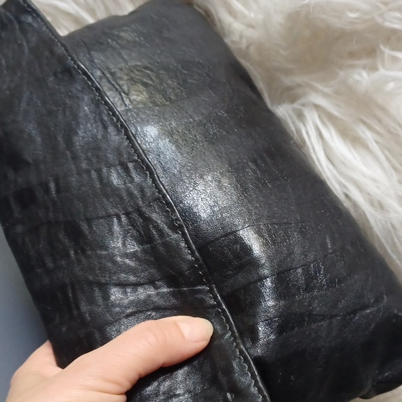 Vintage Buttery Soft  Leather Clutch
